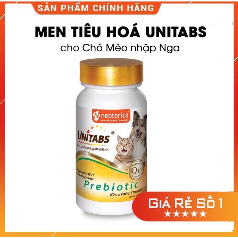 Men tiêu hoá Unitabs bổ sung prebiotic cho chó mèo nhập Nga