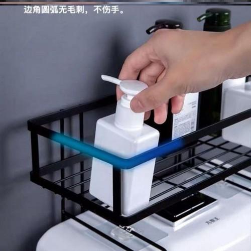 Kệ sắt dán để trên bồn vệ sinh tiện lợi