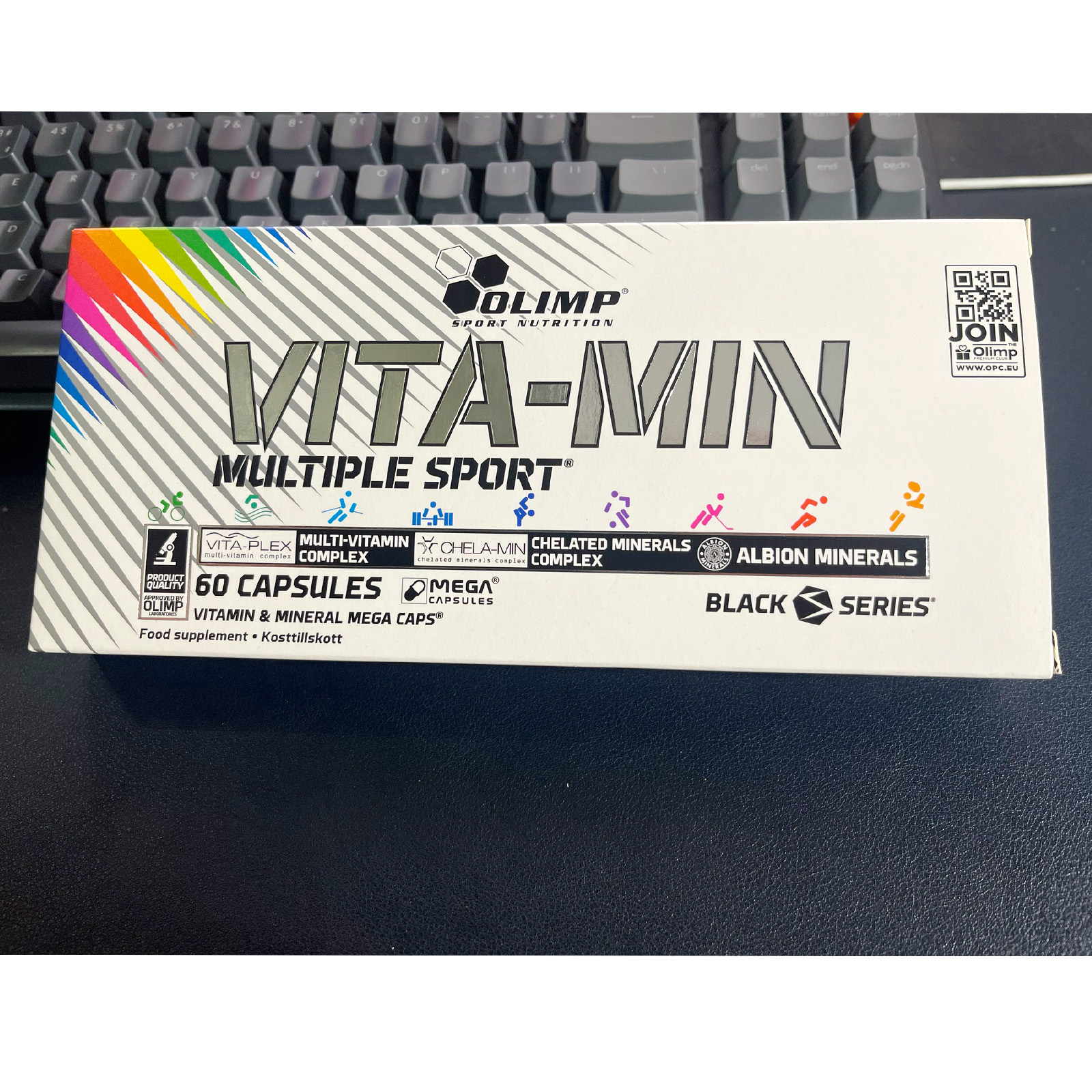 Viên VITAMIN MULTIPLE SPORT của Olimp Sport hộp 60 Viên hỗ trợ bổ sung vitamin và khoáng chất cao cấp cho người tập thể thao