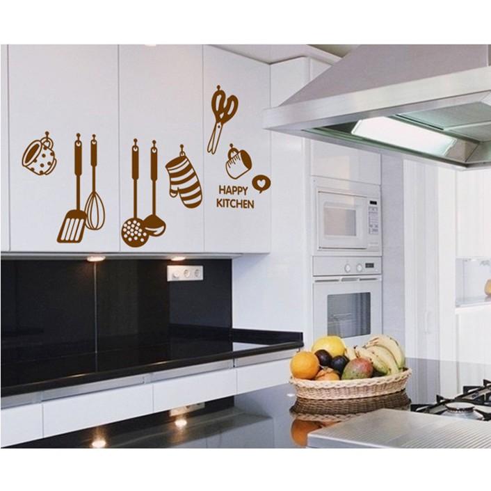 Decal trang trí tường hình Dụng Cụ Làm Bếp