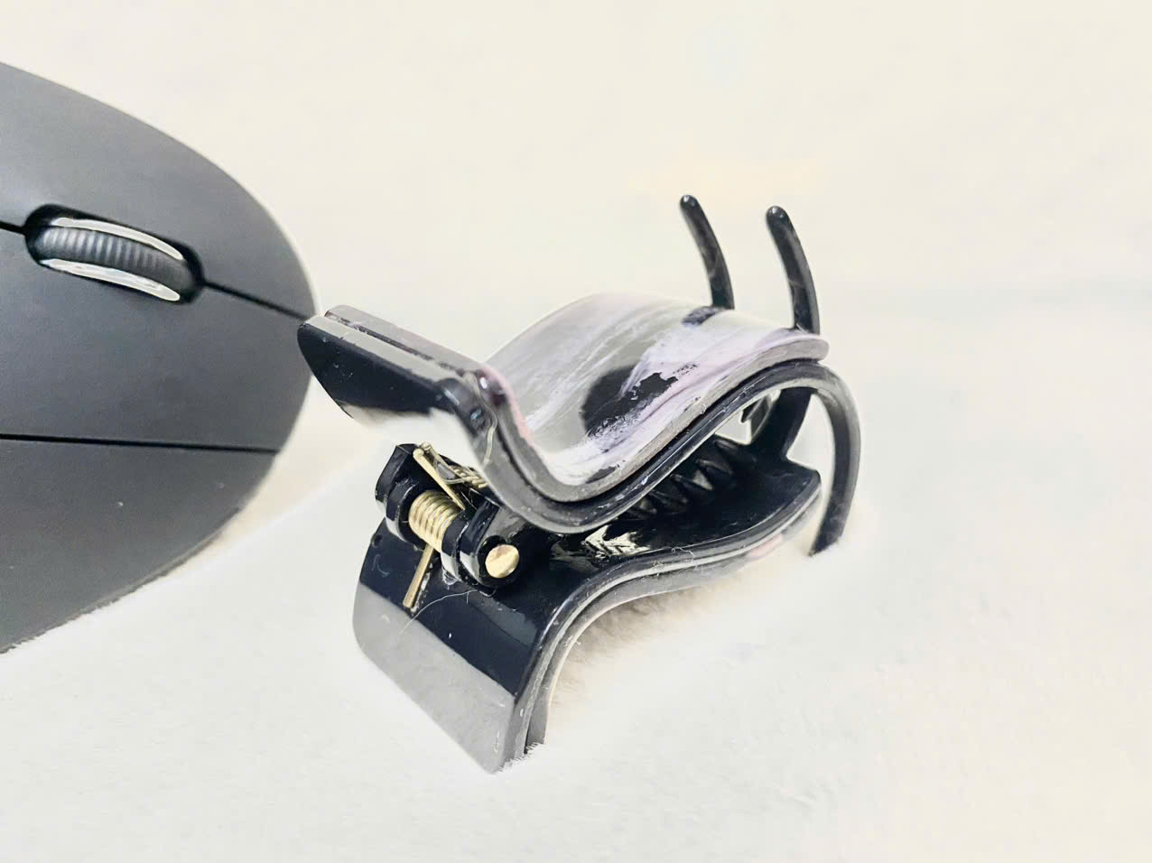 Kẹp tóc càng cua 2 lớp xịn họa tiết sang trọng phong cách Hàn Quốc - Kẹp tóc cầm chắc tay [xịn