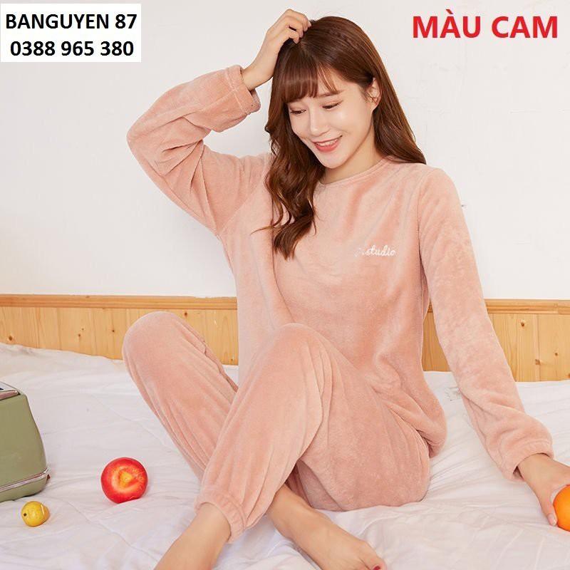 Bộ ngủ mặc nhà - Bộ ngủ lông dày dặn, siêu dễ thương dành cho NAM NỮ