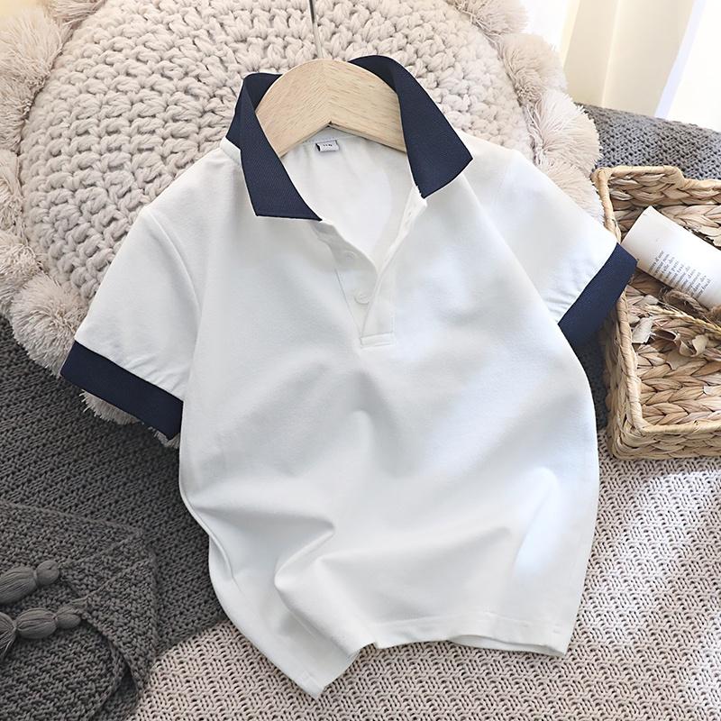 Áo polo bé trai gái chất cotton size đại từ 15 - 65kg - Áo phông có cổ cho trẻ em POLO BASIC