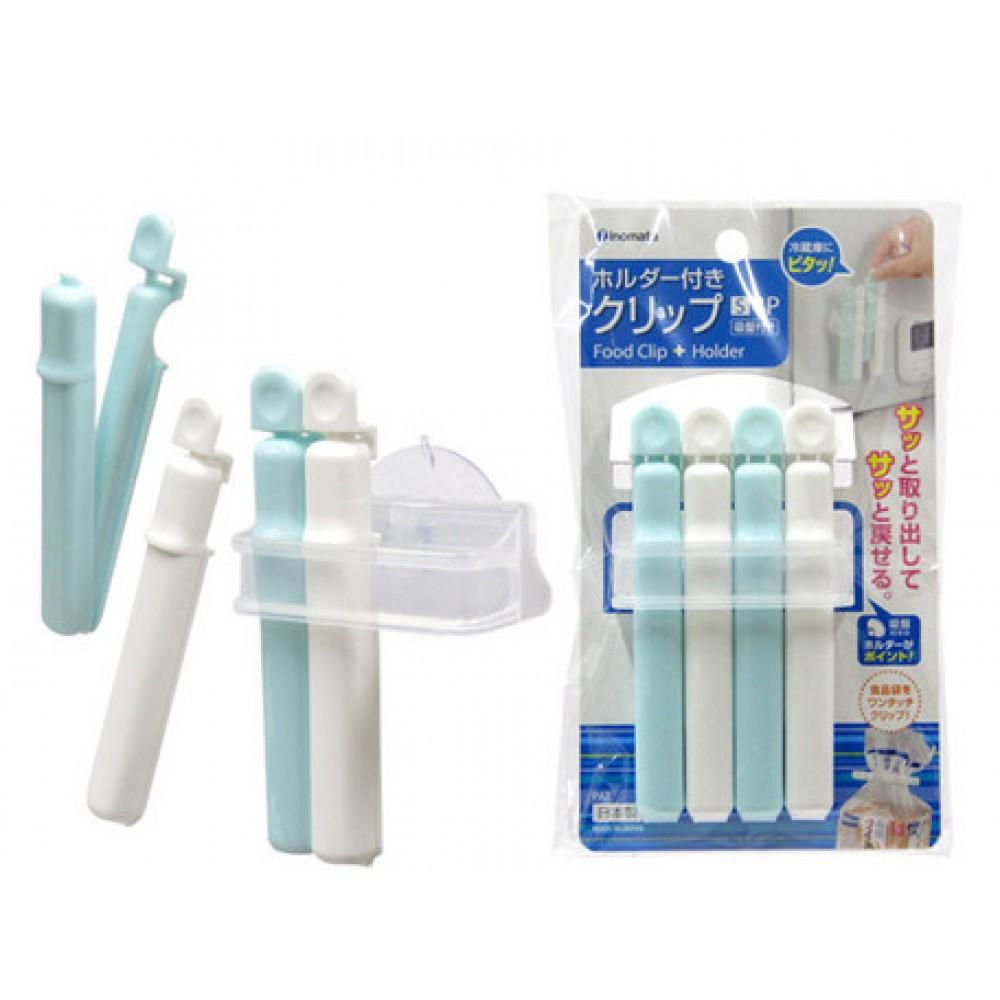 SET 4 CÁI KẸP MIỆNG TÚI BẢO QUẢN THỨC ĂN - MADE IN JAPAN