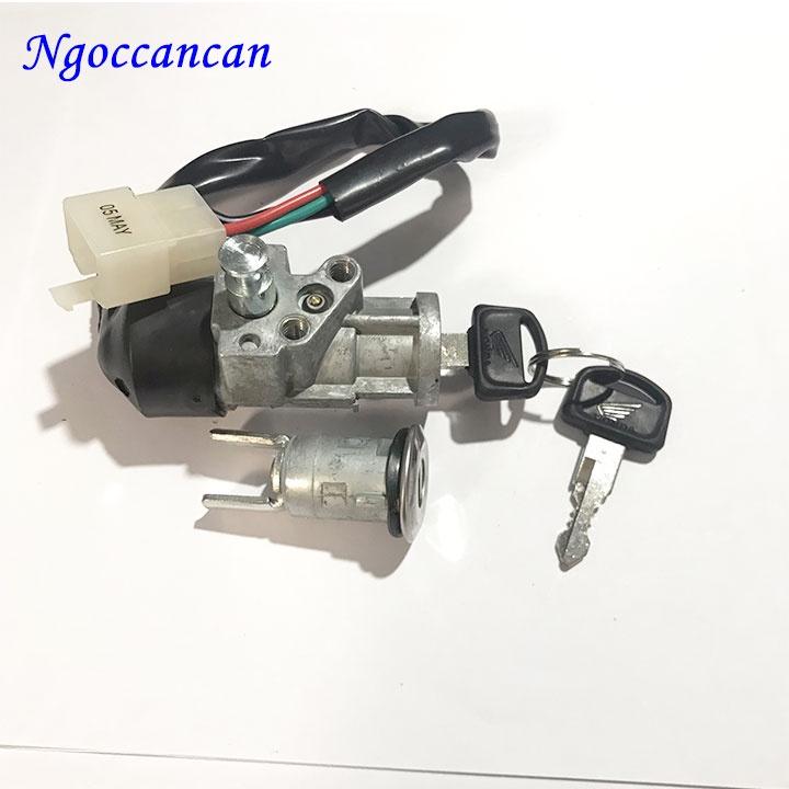 Khóa 2 cạnh xe máy dream