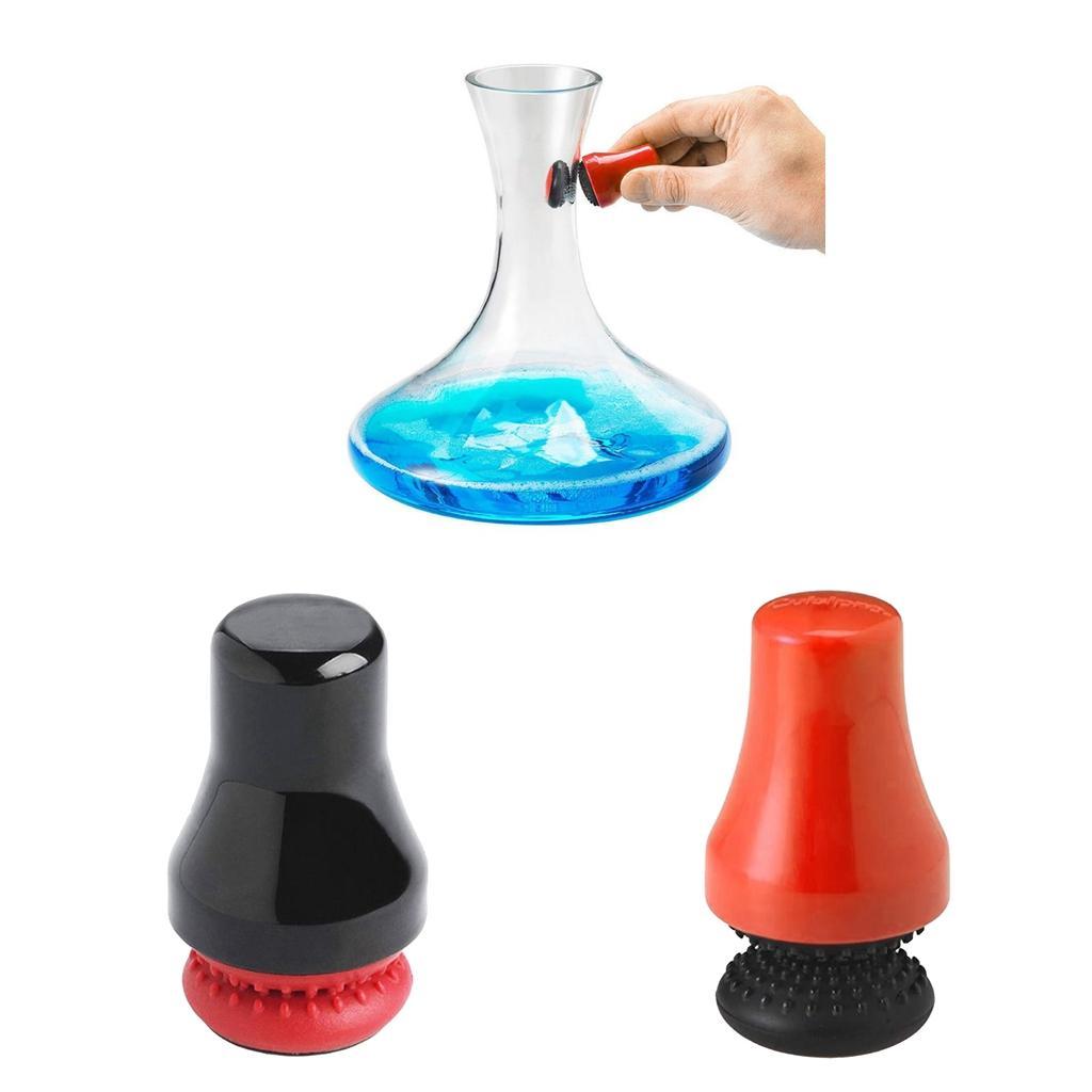 2pcs Silicone Brush Cleaner Magneitc Glass Spot Bottle Vase Scrubbers