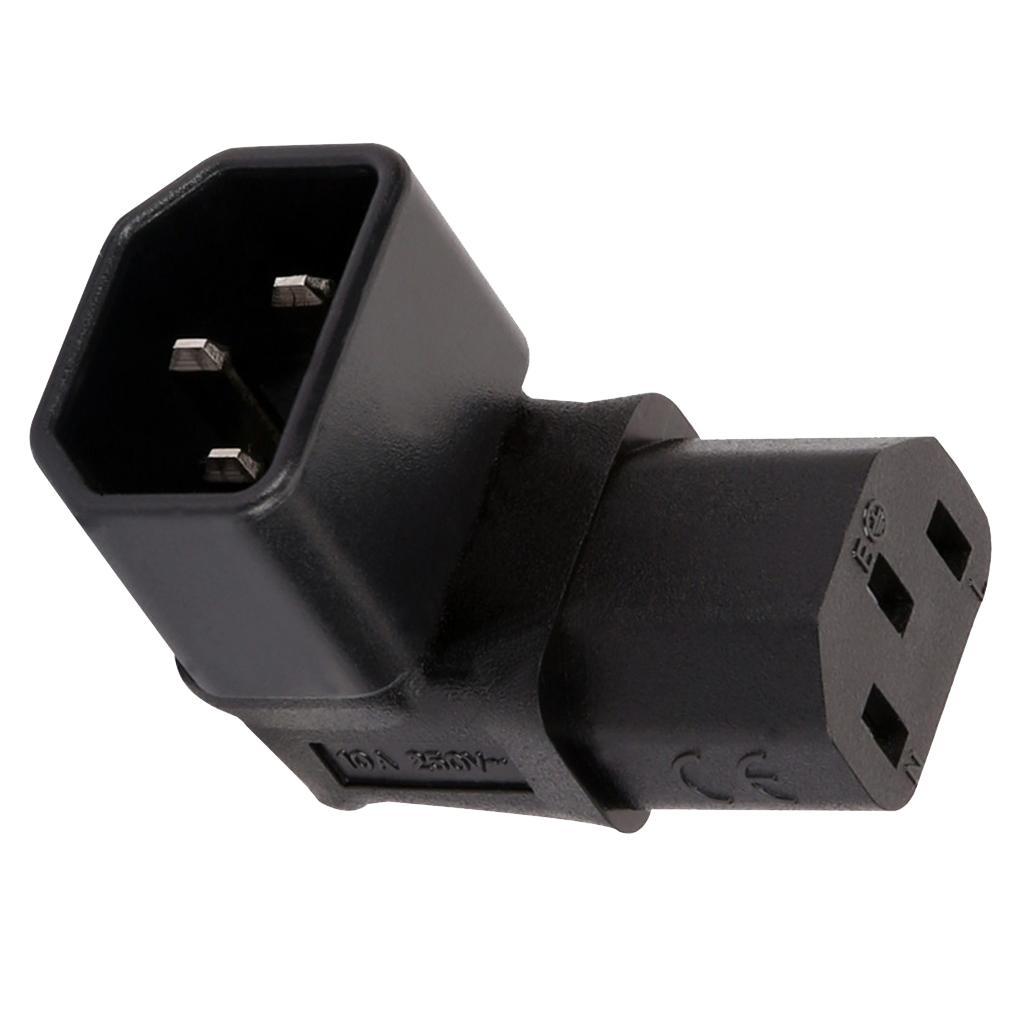 3xIEC320-C14 to C13 Type Transfer Plug Electrical Socket Converter Plug