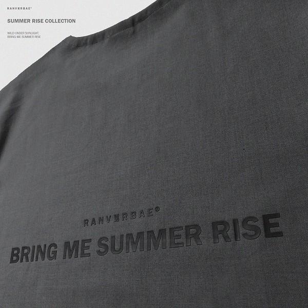 Áo Thun RANV RBAE SUMMER RISE Ghi Xám