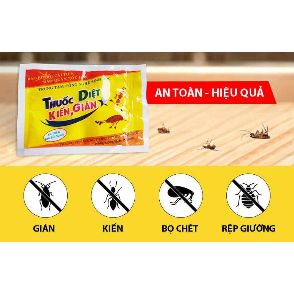 Bộ 10 GÓI THUỐC HANPET THUỐC DIỆT KIẾN , GIÁN SINH HỌC DẠNG BỘT