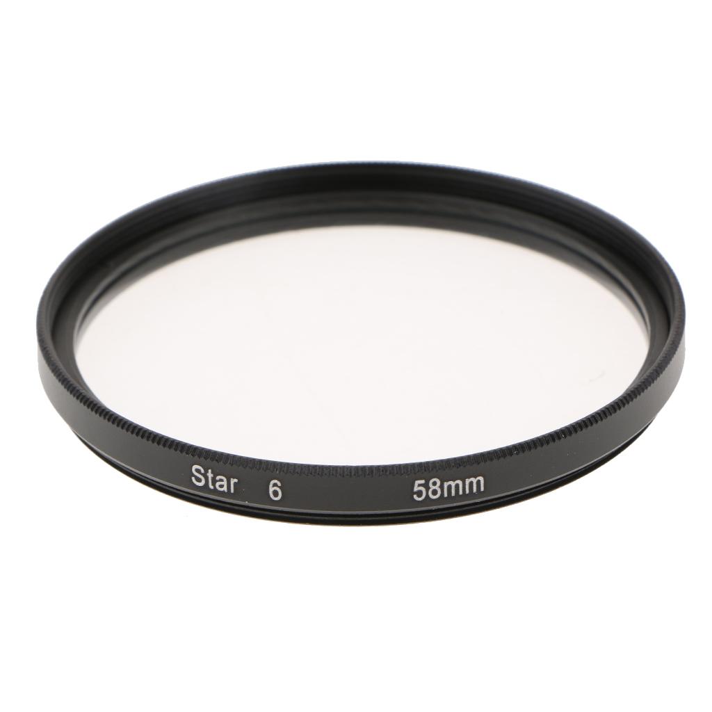 Star Filter For Camera Lens Photography 40.5 46 49 52 55 58 62 67 72 77mm
