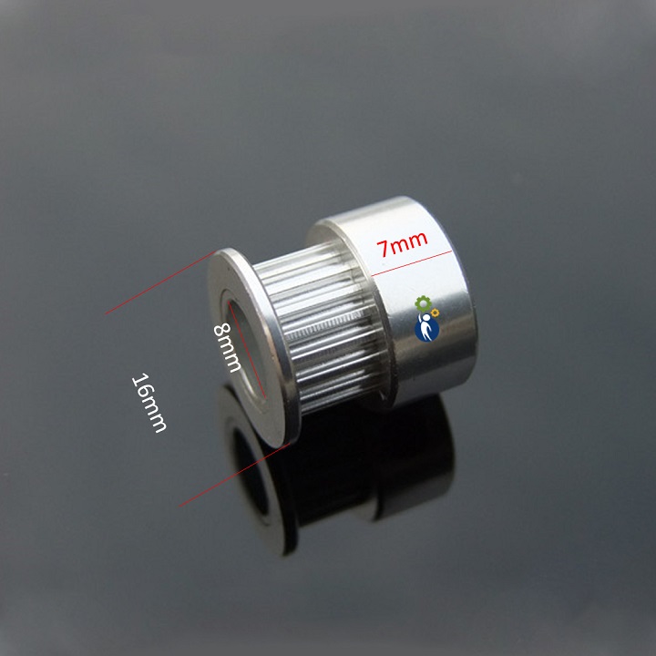 Buly, Puly, Pulley Trục 8mm - 20 Răng, sử dụng với dây đai 2GT-6mm