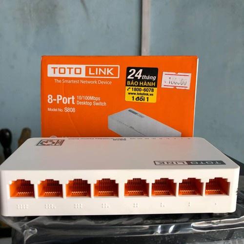 Bộ chia mạng 8 cổng - s808 Totolink 8P 10-100Mbps S808