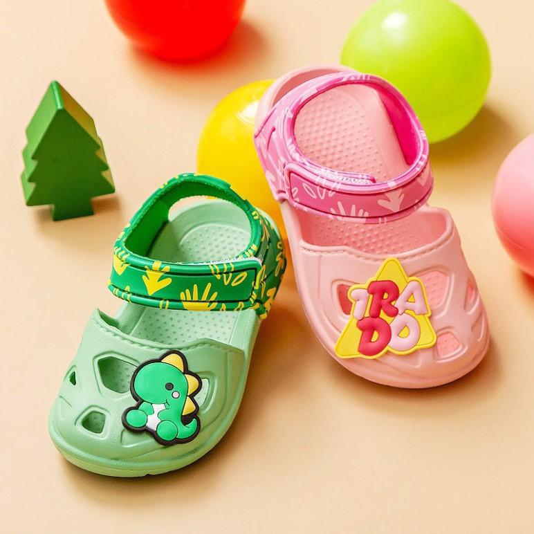 Freeship Dép quai hậu cho bé, sandal Cheerful Mario siêu nhẹ để chống trơn trượt SDM3