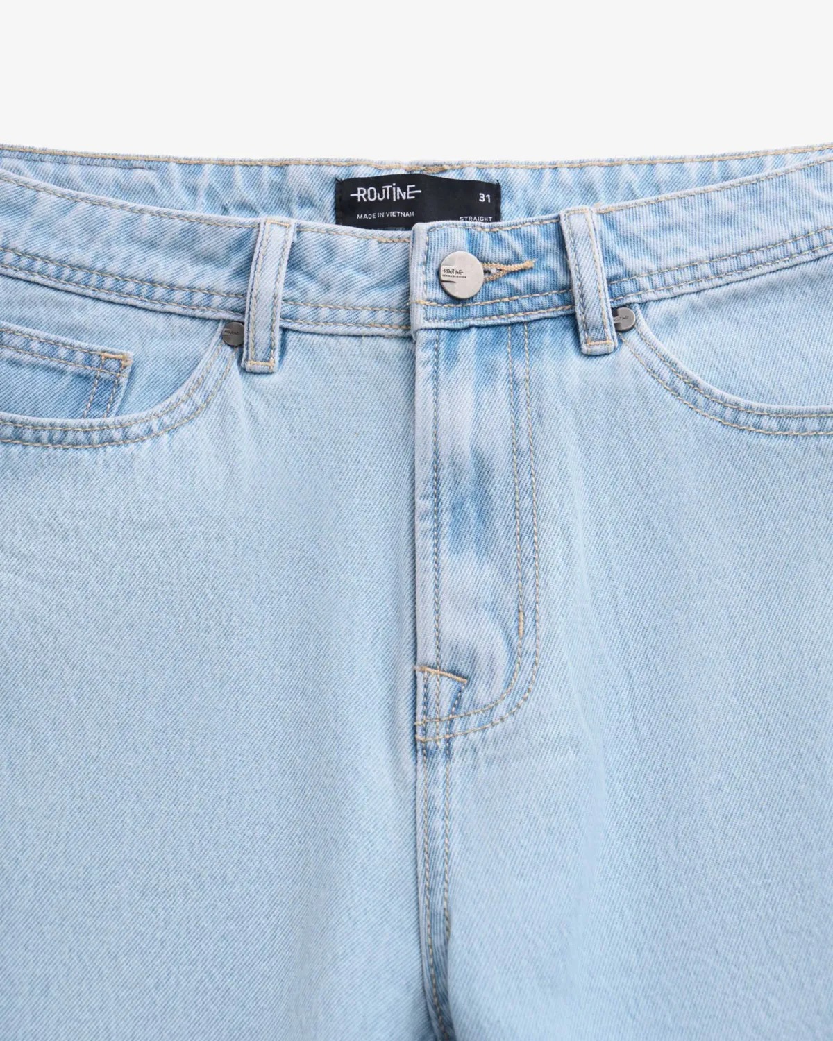 Quần short denim nam. Straight - ROUTINE 10F25DPS004