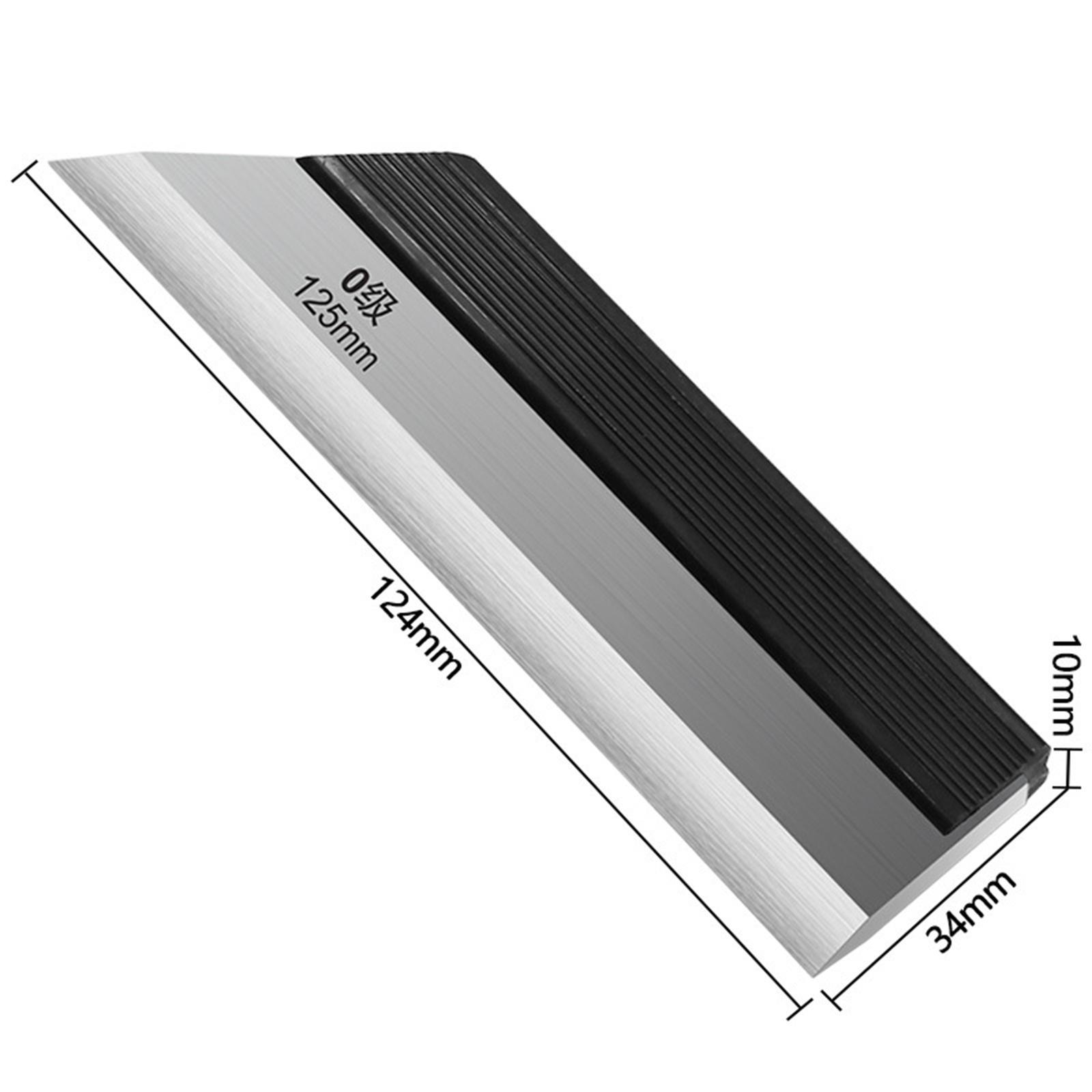 Steel Blade Ruler Square Ruler, Flat Measuring Ruler Machinist Layout Edge Ruler