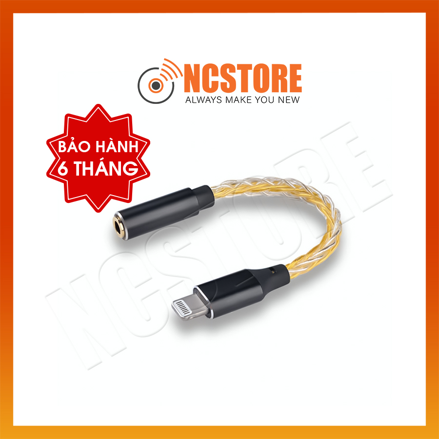 [NC] JCALLY JM08L Bộ giải mã với Chip Dac C101 | Cáp chuyển đổi âm thanh cho IP | Dongle Dac Amp - Hàng Chính Hãng