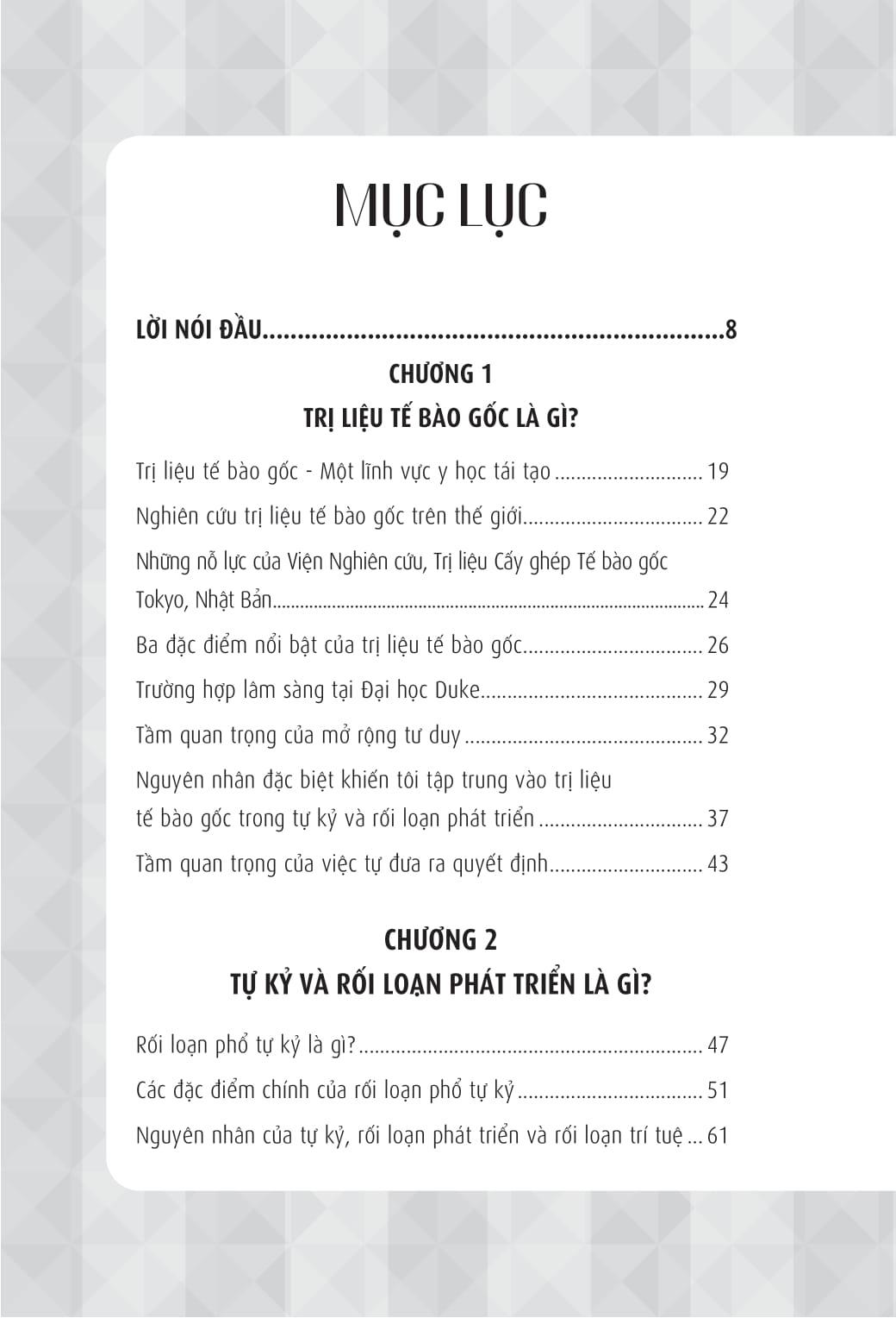 Sách - Trị Liệu Tế Bào Gốc - Cải Thiện Tự Kỷ Và Rối Loạn Phát Triển