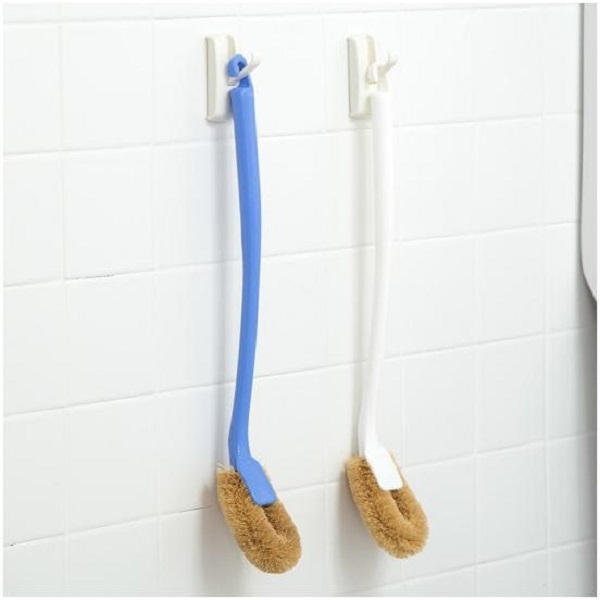 Combo chổi cọ toilet, nhà vệ sinh + Bột tiêu, khử tóc trong đường ống vệ sinh - nội địa Nhật Bản