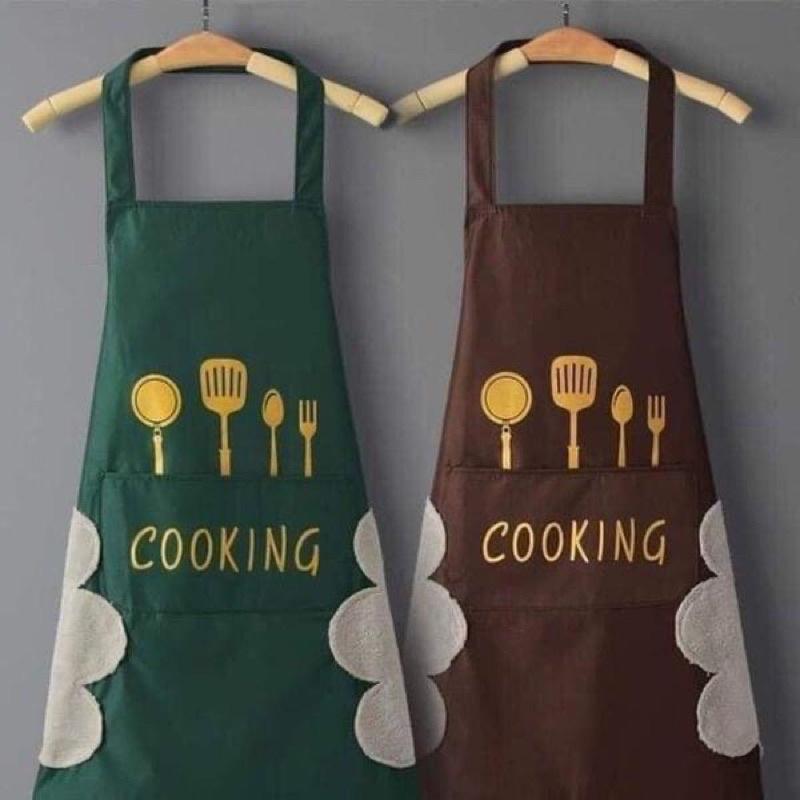 Tạp dề cooking mẫu mới nhất