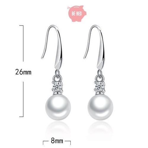 Bông tai ngọc tòng ten đá nhân tạo zircon BHBT78