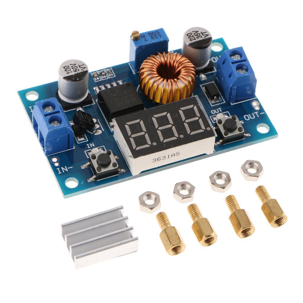 5A 75W DC To DC Set Down Volt Constant Volt Converter With LED Display Voltmeter