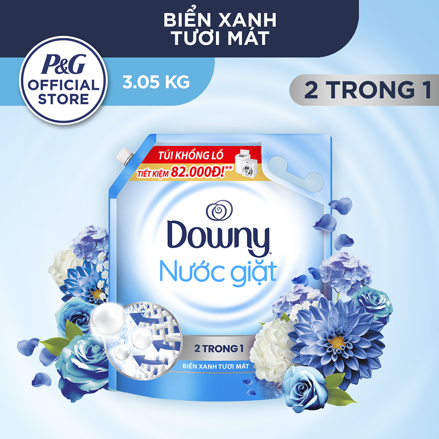 Nước Giặt Downy - Vườn Hoa Thơm Ngát - 3.05kg