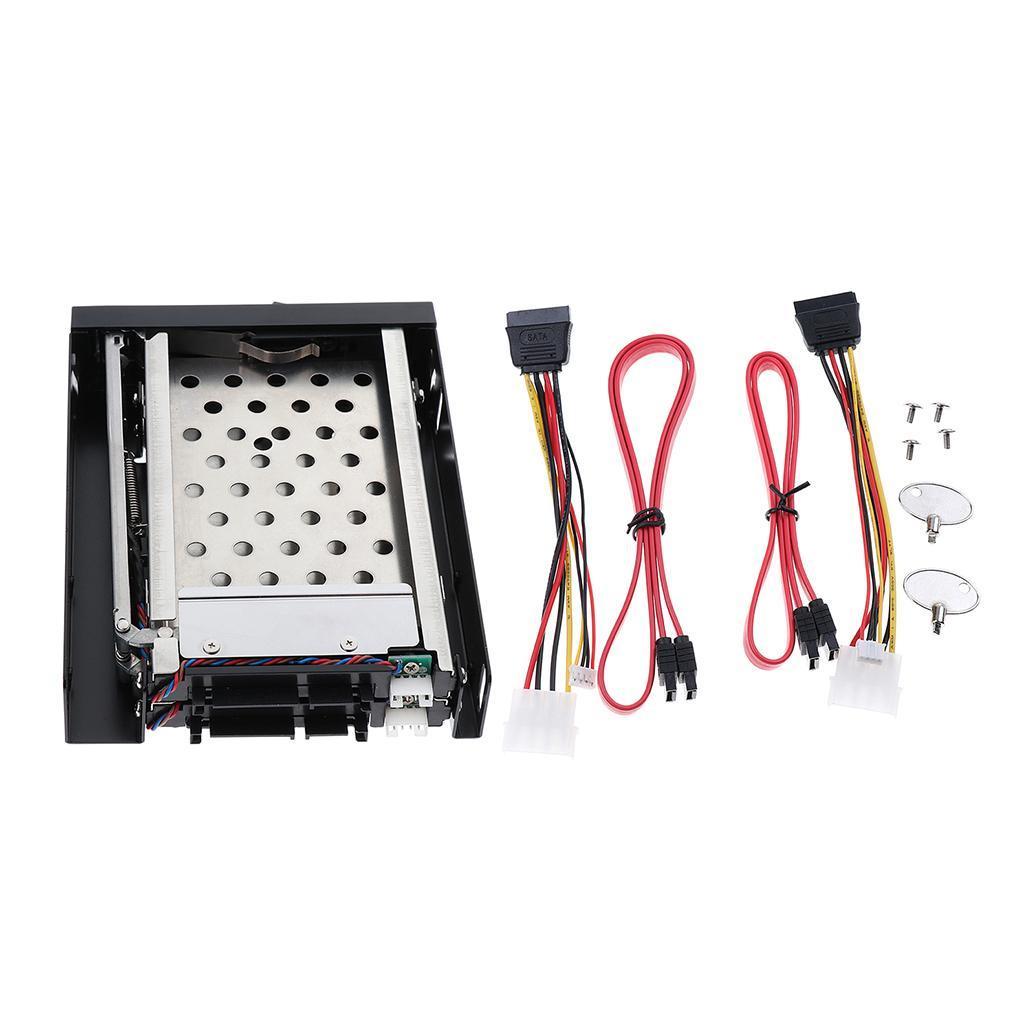 Optical Drive Bay Trayless Mobile Rack Enclosure for 2.5inch SATA Hard Drive