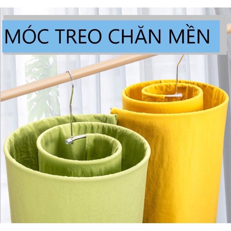 Móc Treo Chăn Màn Inox 304 Đa Năng, Móc Treo Chăn Mền, Phơi Quần Áo, Khăn Chịu Lực Lên Đến 20KG