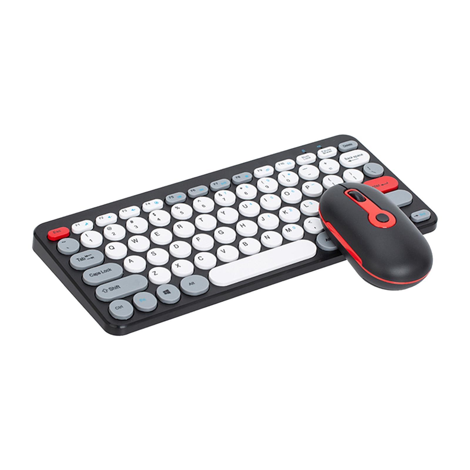 Wireless Computer Keyboard Mouse and Quiet Click for Android Tv Laptop