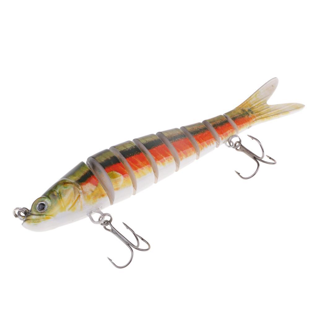 Simulation Fish Fishing Lures Hard Baits Jigs with 2-hook