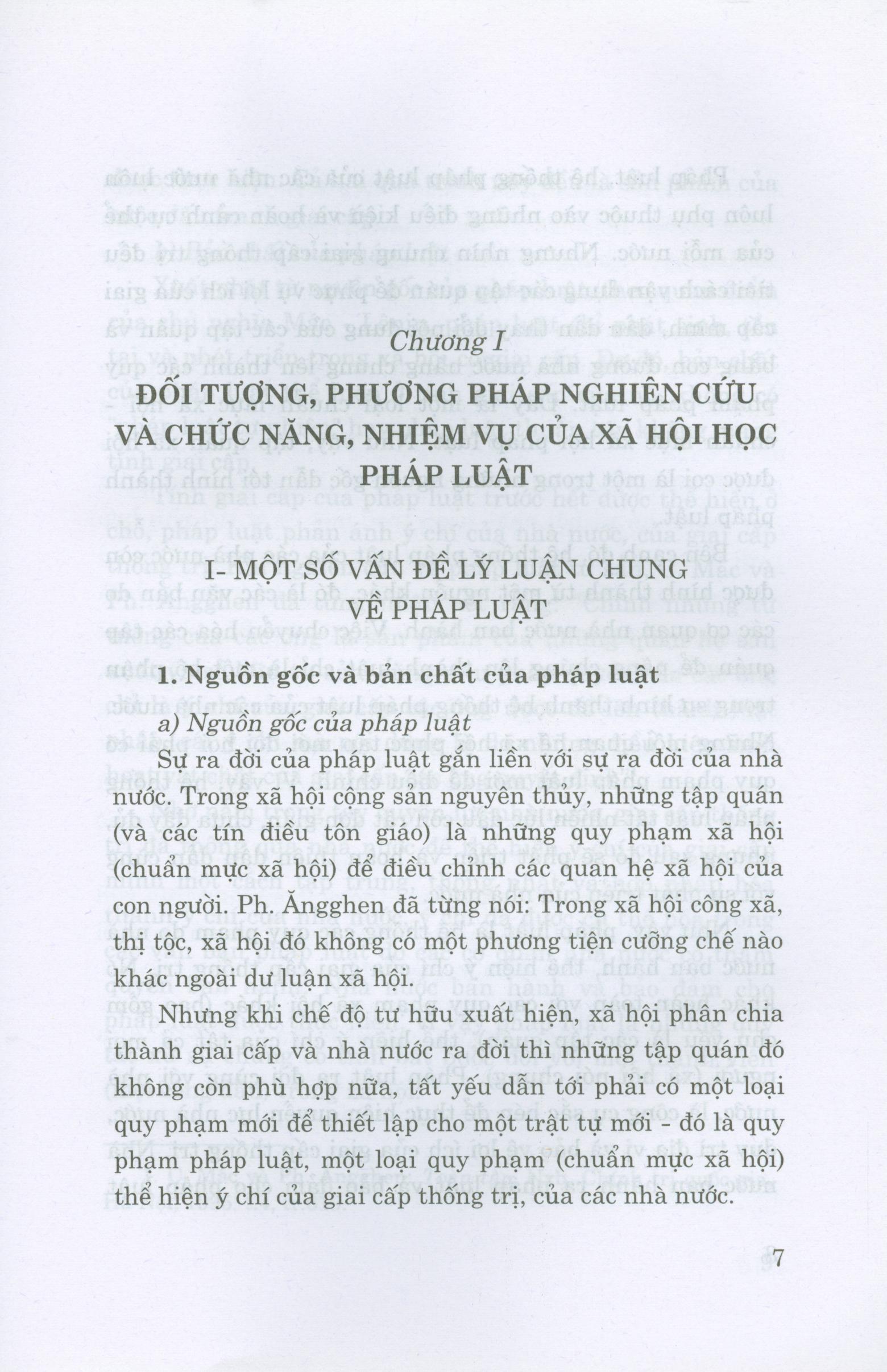 Xã Hội Học Pháp Luật (Tái bản có sửa chữa, bổ sung)