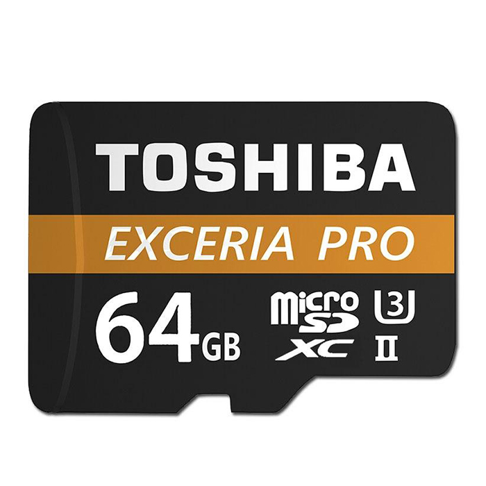 Thẻ Nhớ MicroSDXC Toshiba Exceria Pro M501 64GB UHS-II U3 4K R270MB/s W150MB/s - Hàng Chính Hãng