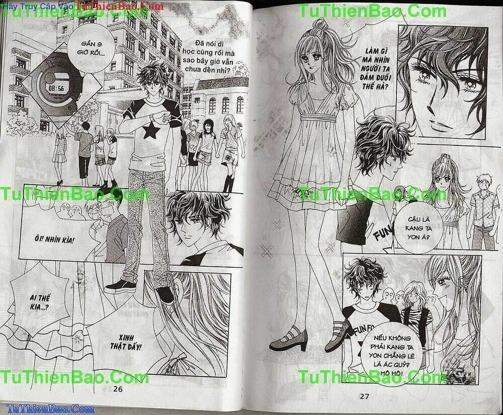 tiểu tử quậy bản đẹp - become habituated to kiss chapter 13 15