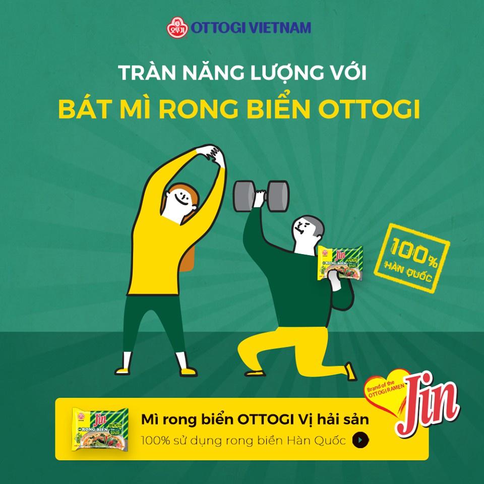 Lốc Mỳ Jin Rong Biển Ottogi 600g