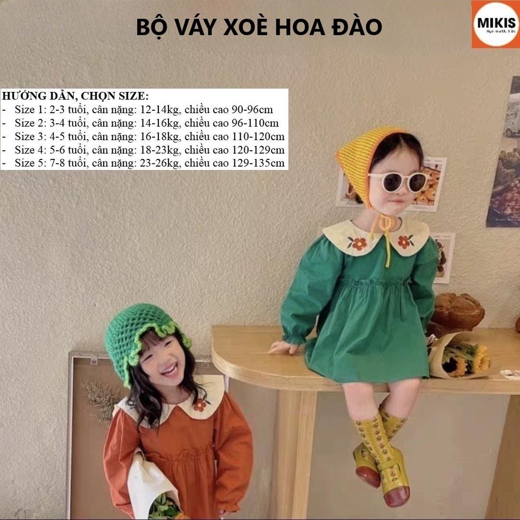 Bộ Váy Xoè Hoa Đào