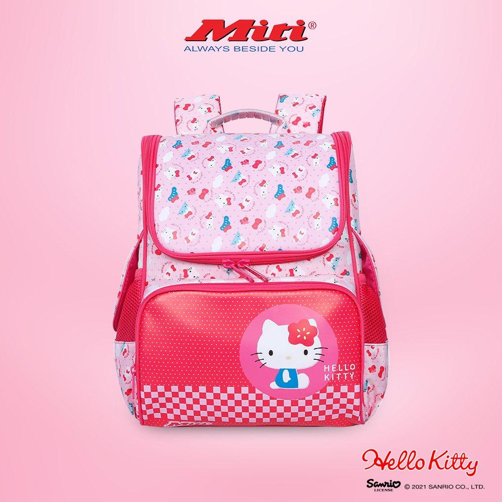 Cặp Balo Chống Gù Học Sinh Hello Kitty Siêu Nhẹ Dành Cho Bé Gái C11071WM_KIT8