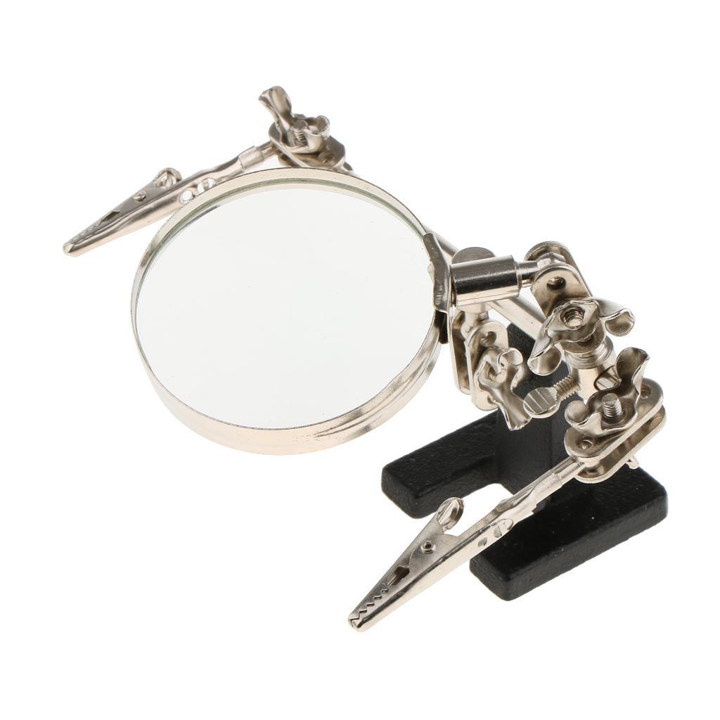 Helping Hand Magnifying Glass Tool Jewelry Stand Holder Soldering Clamp Tool