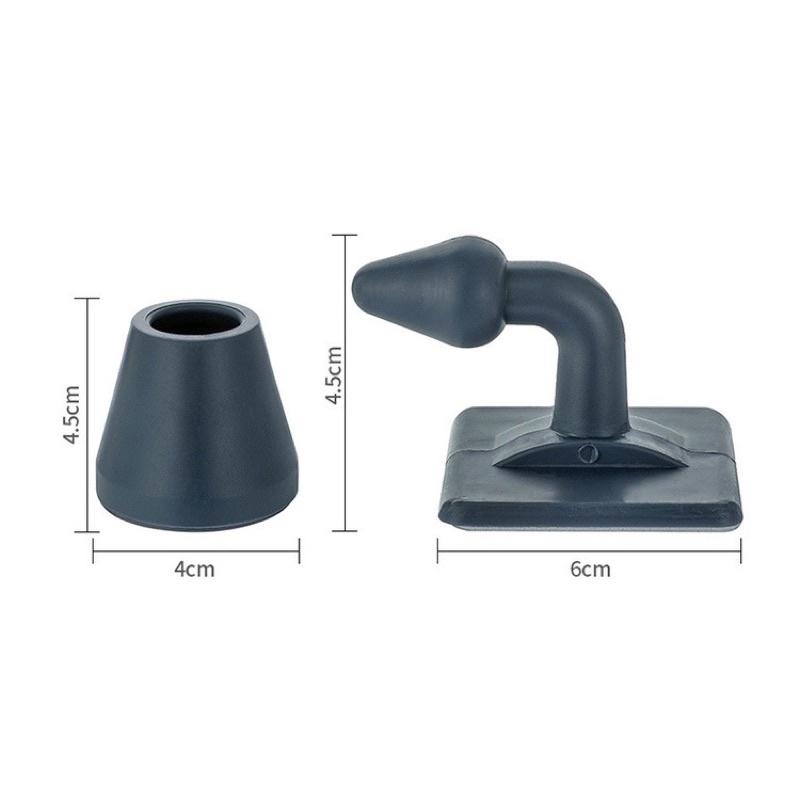 BỘ CHẶN CỬA CHỐNG VA ĐẬP SILICON DÁN NỀN
