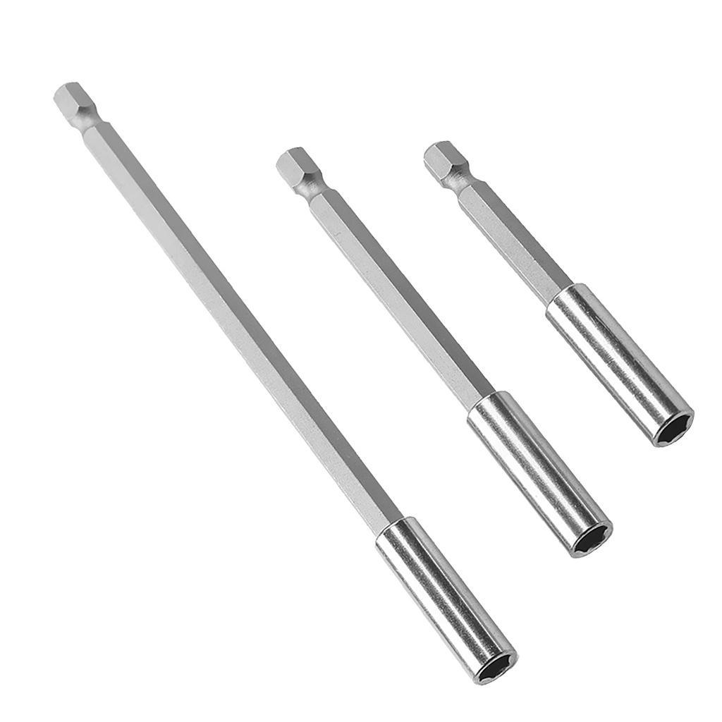 Set of 3Pcs Hex Socket Driver Wrench Nut  Adaptor 75mm/100mm/150mm