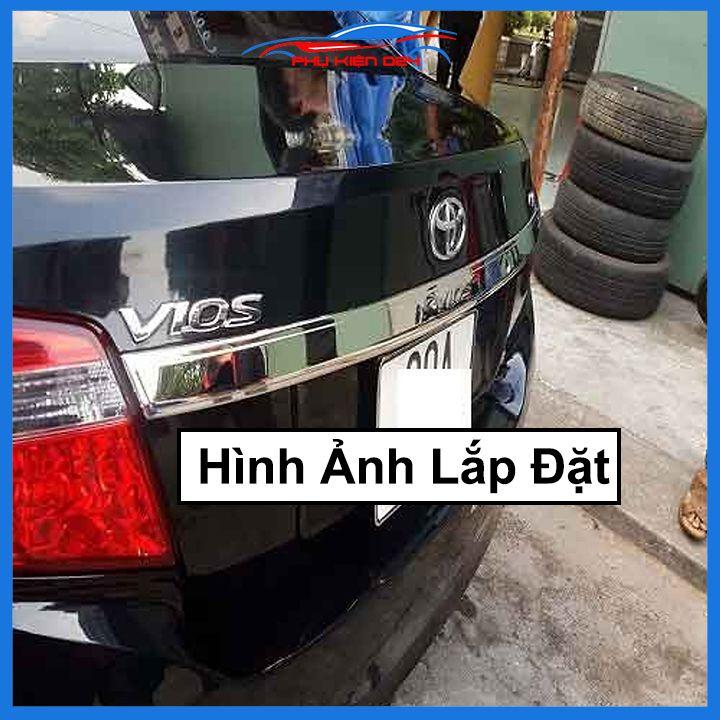Ốp tay mở cốp mạ Crom Vios 2014-2015-216-2017-2018, 2019-2020-2021 trang trí xe chống va đập hiệu quả