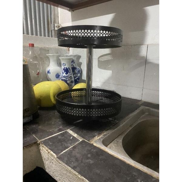 Kệ Gia vị tròn xoay 360° chất liệu inox 304 không gỉ