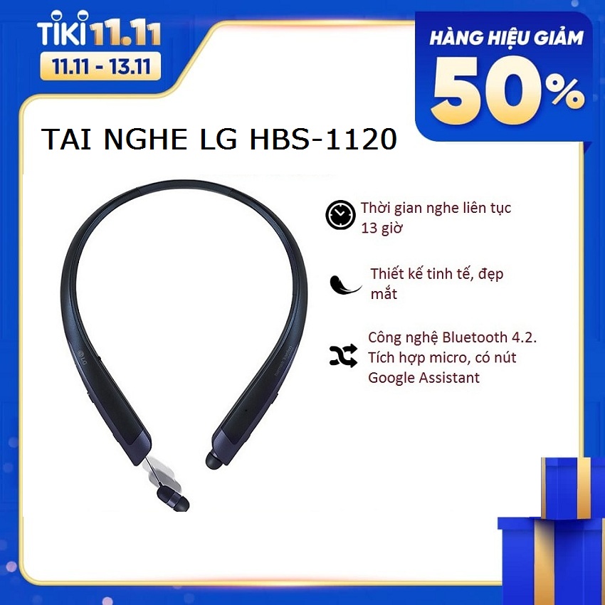 Tai Nghe Bluetooth LG HBS 1120 - Hàng Chính Hãng