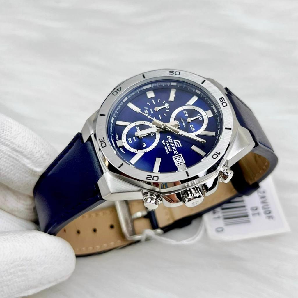 Đồng Hồ Nam Dây Da Casio Edifice EFV-640L-2A Chính Hãng | EFV-640L-2AVUDF