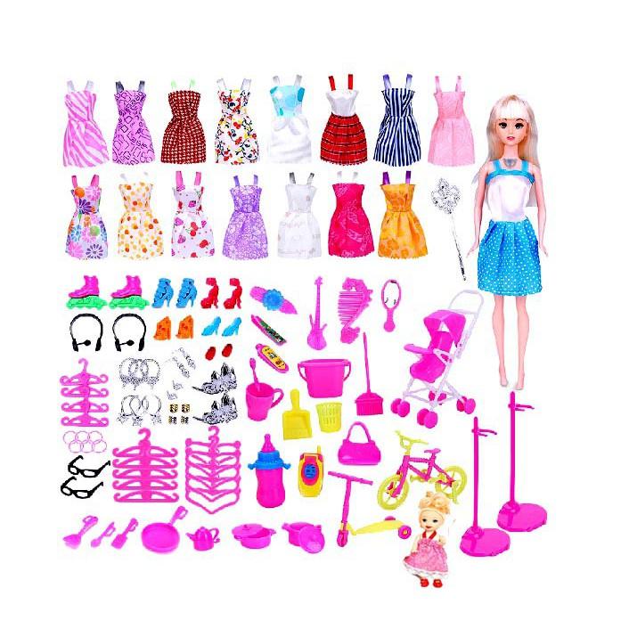 Set Bộ Phụ Kiện Búp Bê 113 Chi Tiết +