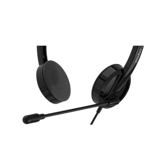 Tai nghe có dây Rapoo H102 - Jack 3.5mm - Có Mic - Hàng Chính Hãng