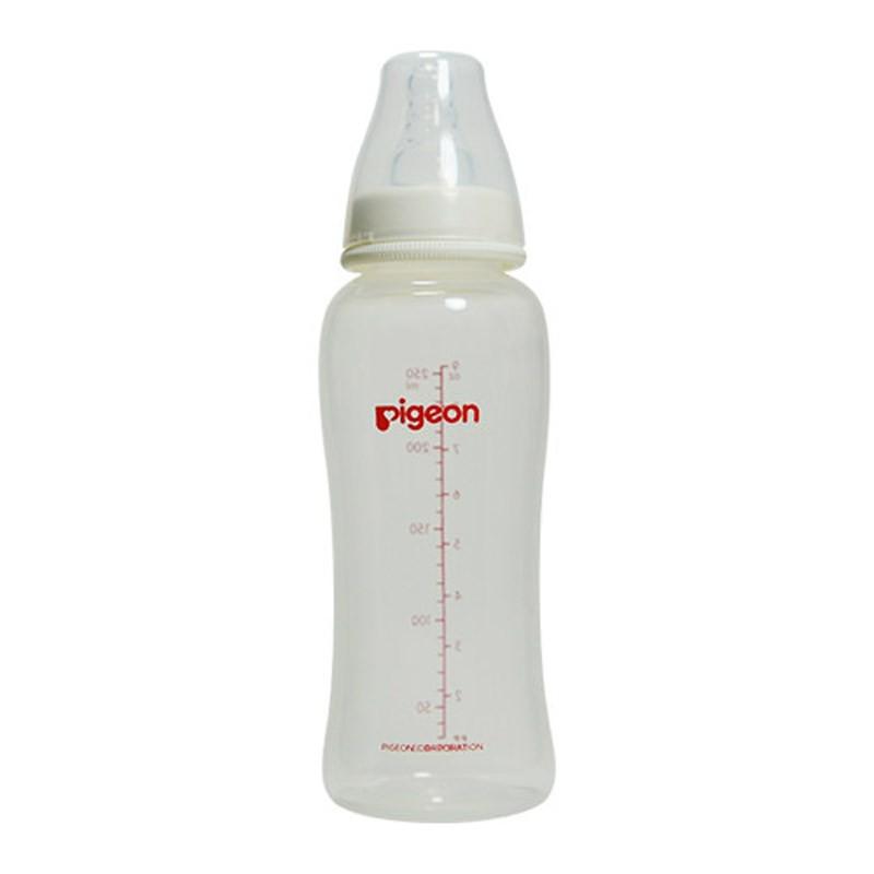 Bình sữa Pigeon Streamline 250ml cho bé (4M+)