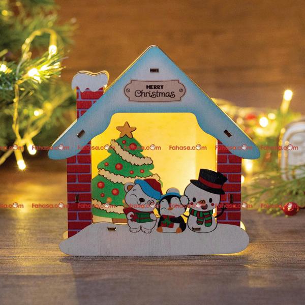 Đèn Gỗ Trang Trí Giáng Sinh - Bách Mộc - Nhà Gấu