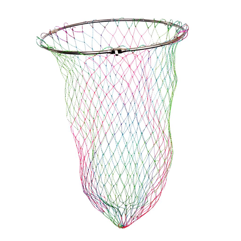 Folding Nylon Mesh Landing Net Head Diameter: 40cm / 50cm