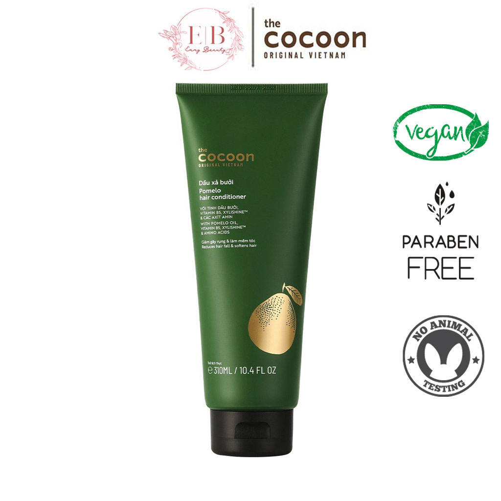 Dầu xả bưởi Cocoon giúp cung cấp dưỡng chất và bổ sung độ ẩm cho tóc 310ml