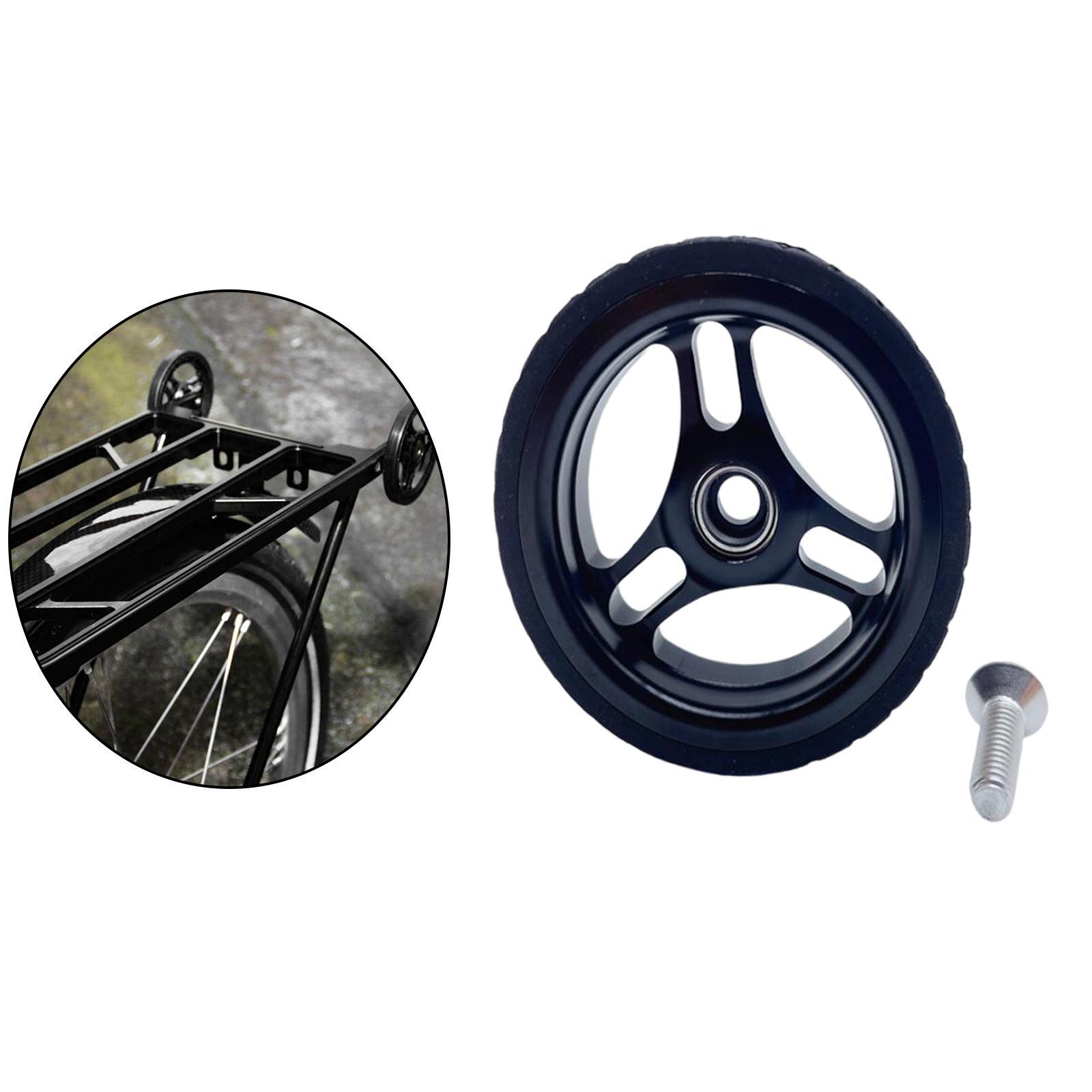 High Strength Folding Bike Easy Wheel Easywheel Bracket Set Sealed Bearing for BMX